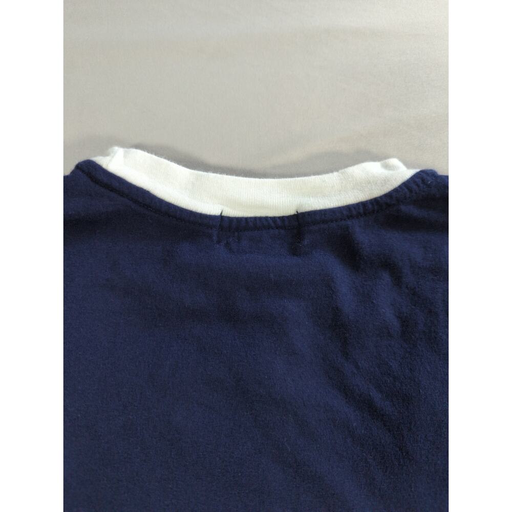 Polo Ralph Lauren Boys/Teens L (14‑16) Crest Logo T‑Shirt Red Navy Sleeve - Picture 10 of 15